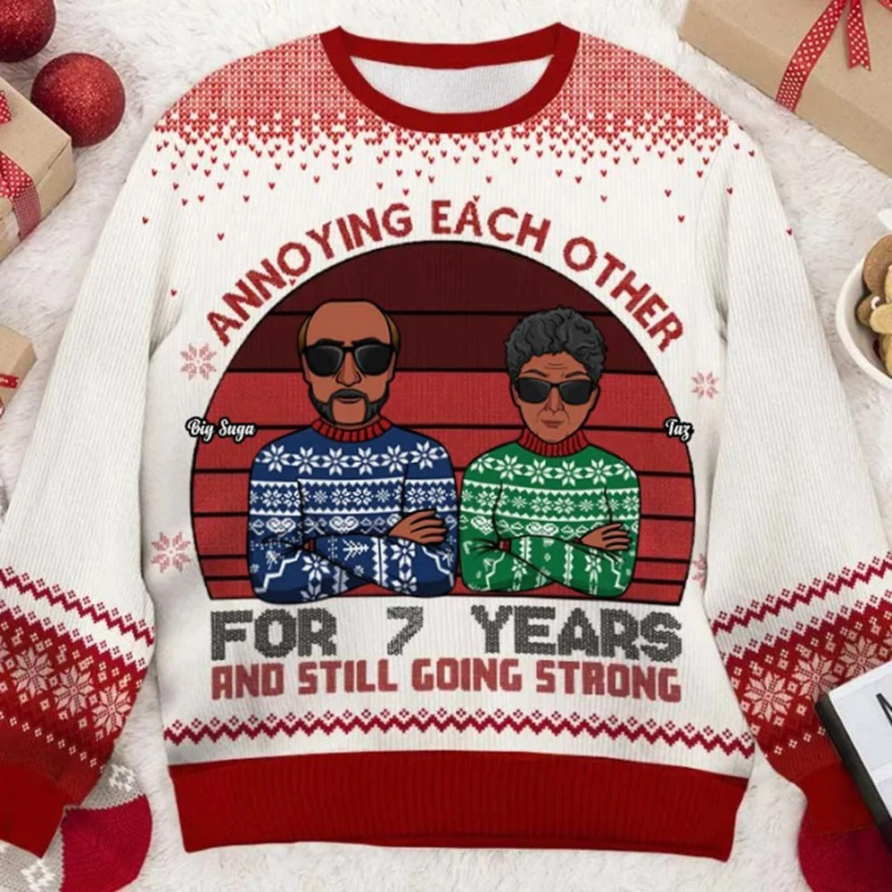 Lena | Lightweight Christmas sweater with a crew neck