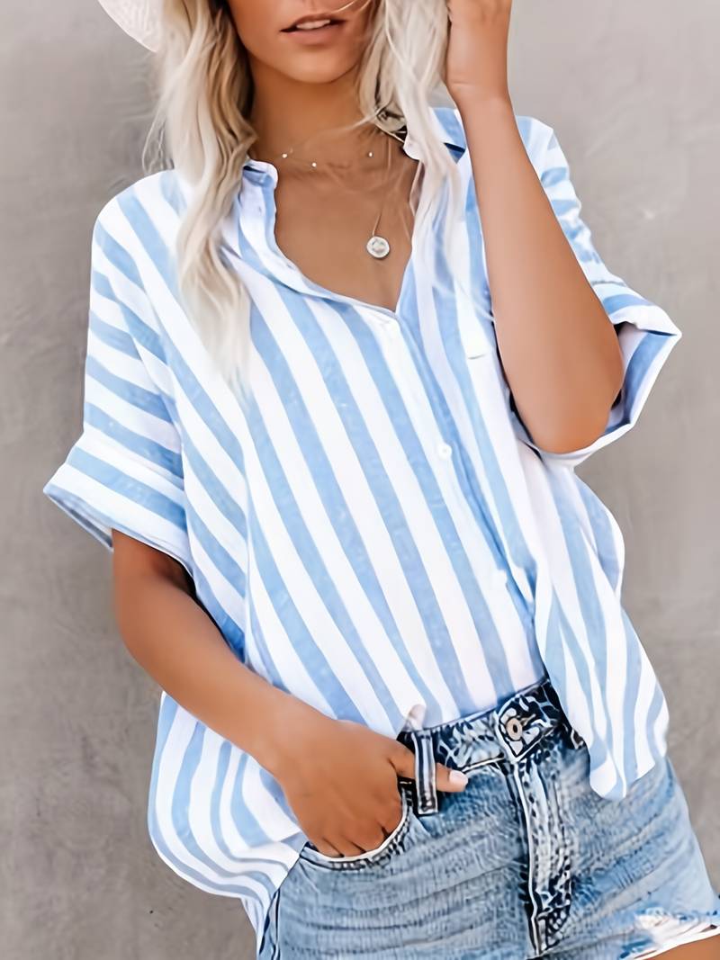 Vanessa® | Striped Dress Shirt