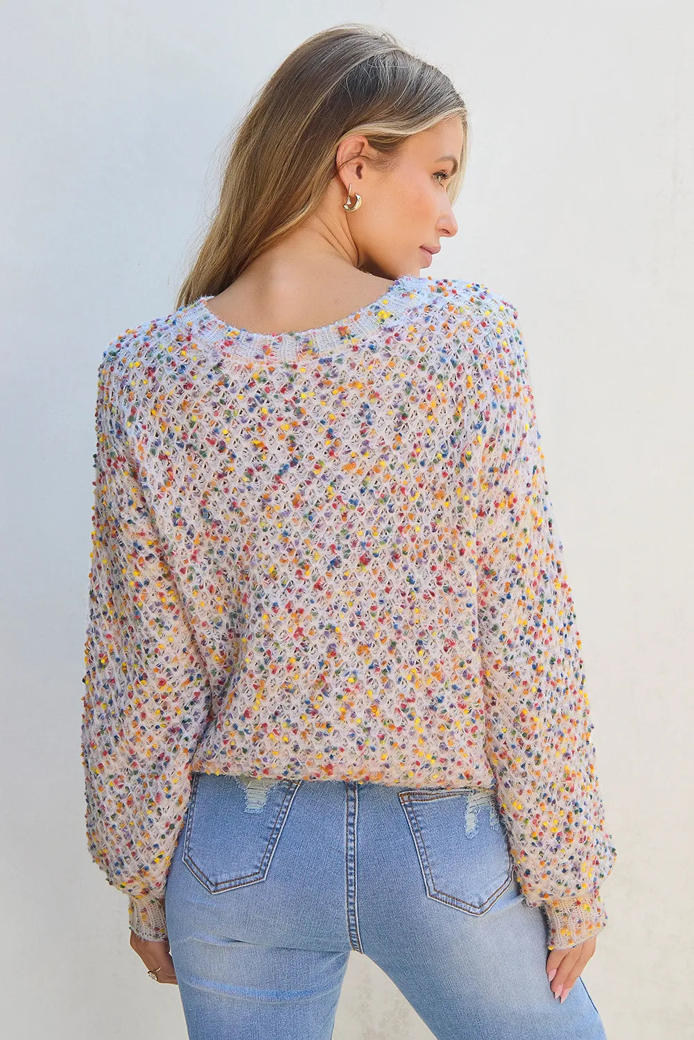 Claudia | Crew neck sweater with long sleeves