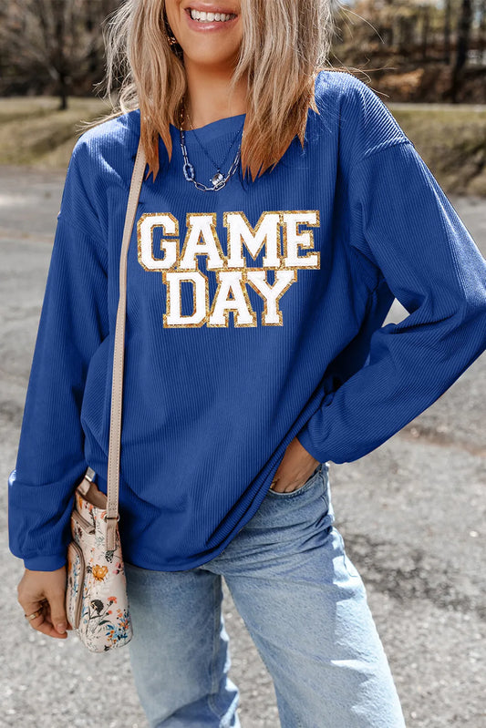 Jeanette | Long sleeve crew neck sweatshirt