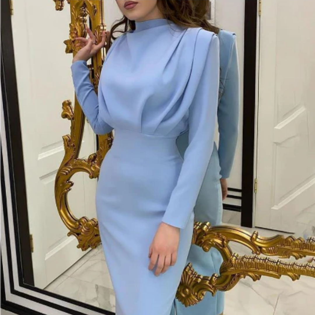 Zelia® | Elegant Long Sleeve Maxi Dress