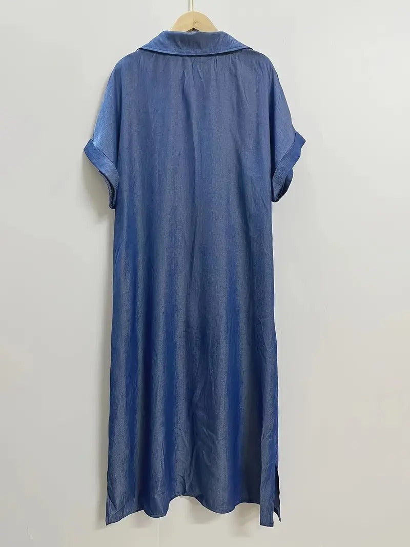 Carina® | Denim Dress Batwing Sleeves