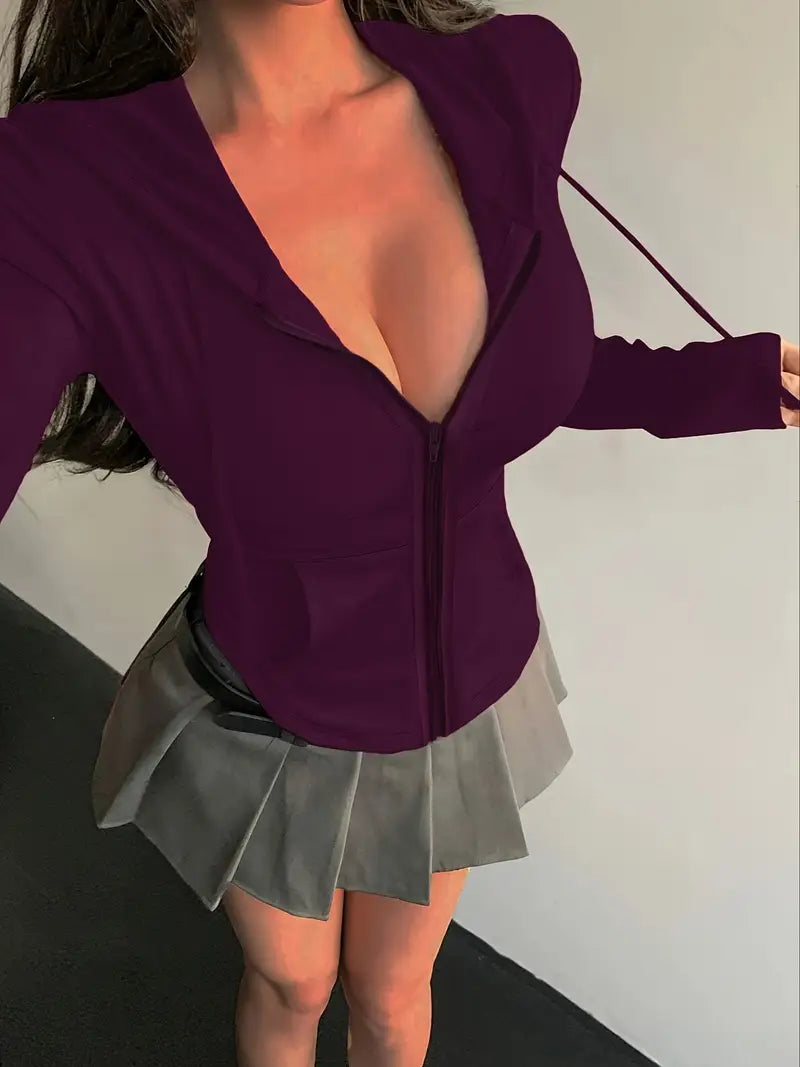 Caterina® | Cotton Zip-Up Hoodie