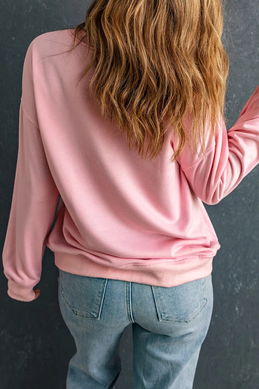 Lucía | Graphic crew neck long sleeve sweatshirt