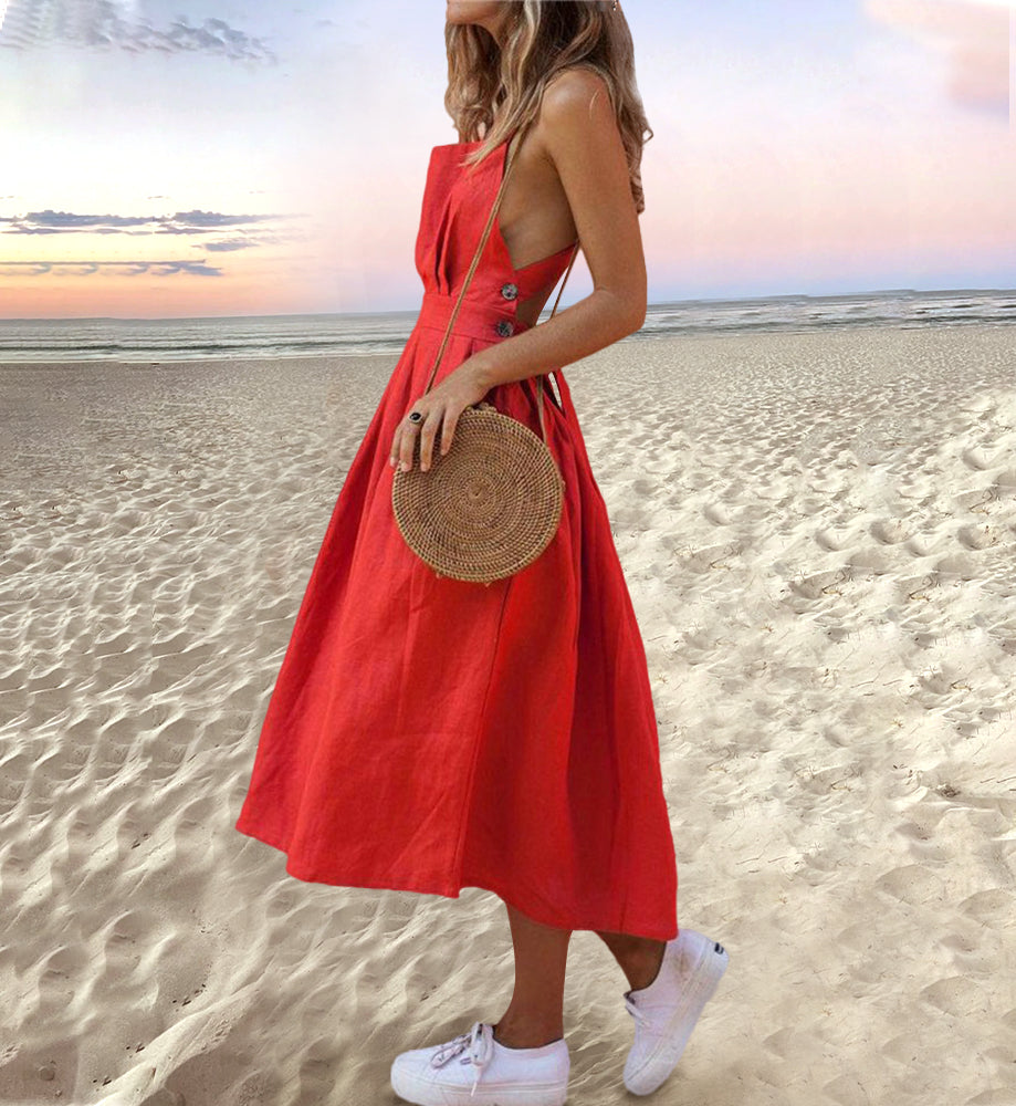 Melanie® | Elegant Midi Dress