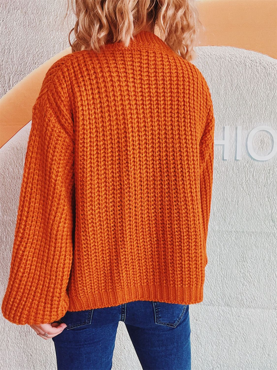 Adelheid | Long sleeve cardigan with buttons