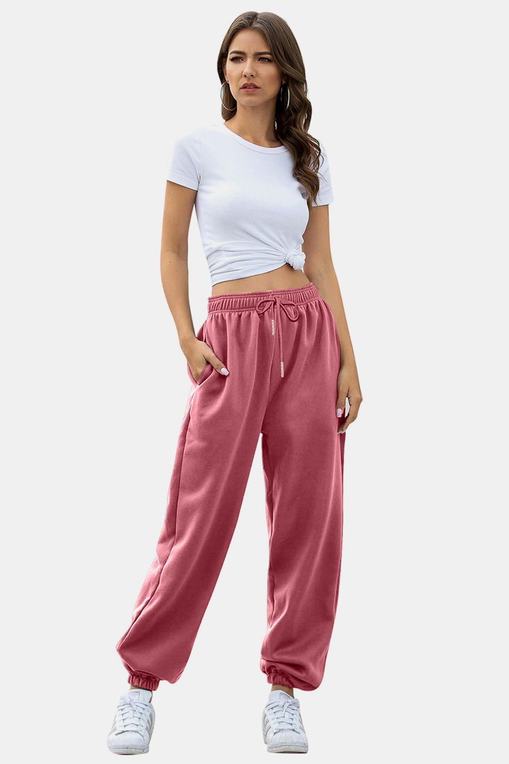 Angela | Jogging pants with elastic waistband and pockets