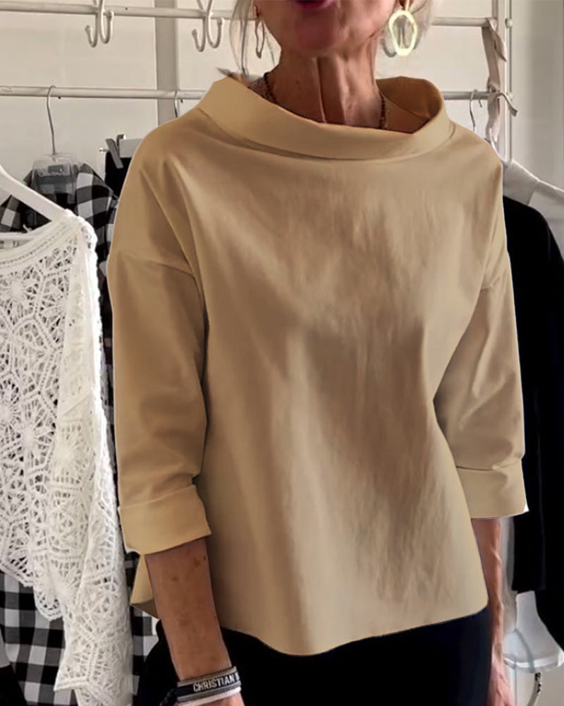 Aldona® | Women'S Elegant Blouse With Half Sleeves