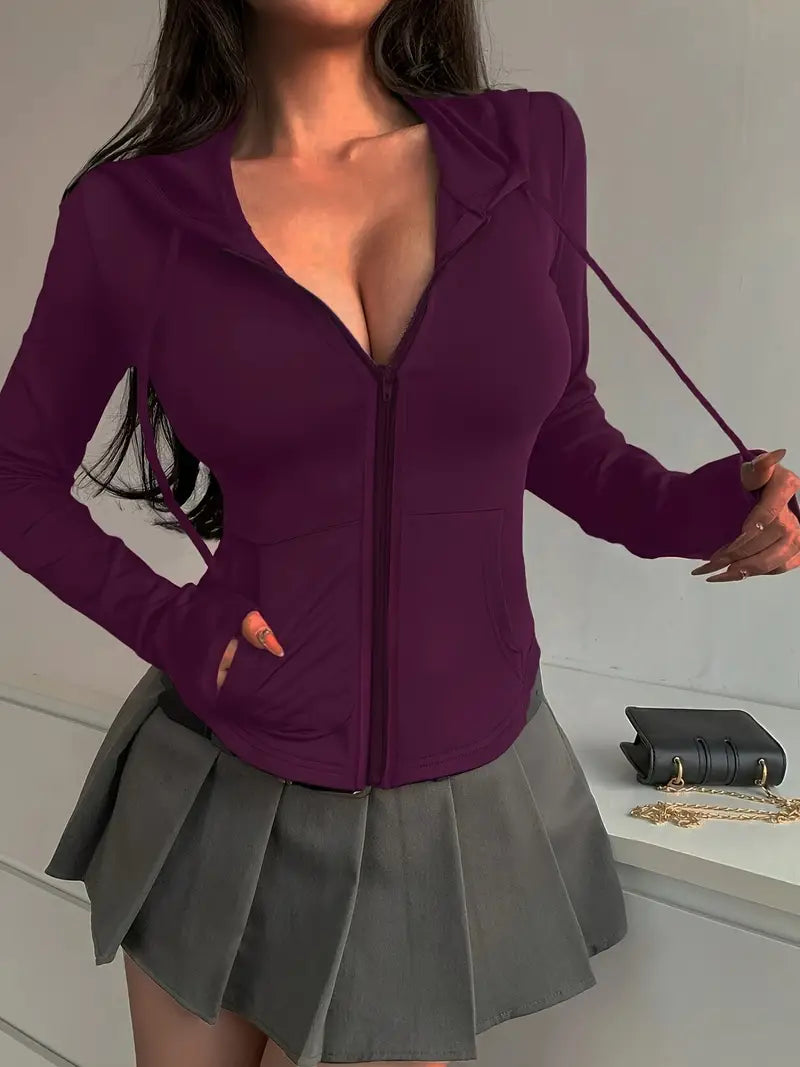 Caterina® | Cotton Zip-Up Hoodie