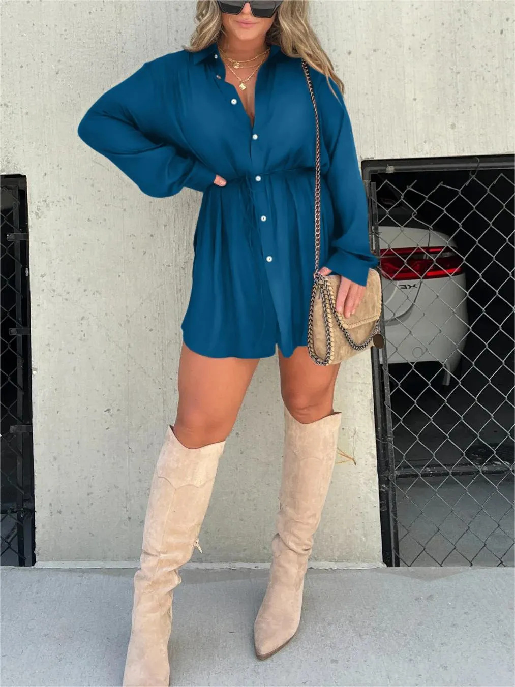 Rubí® | Satin Pajama Dress