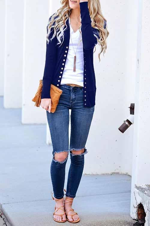 Yadira | Classic and stylish winter cardigan