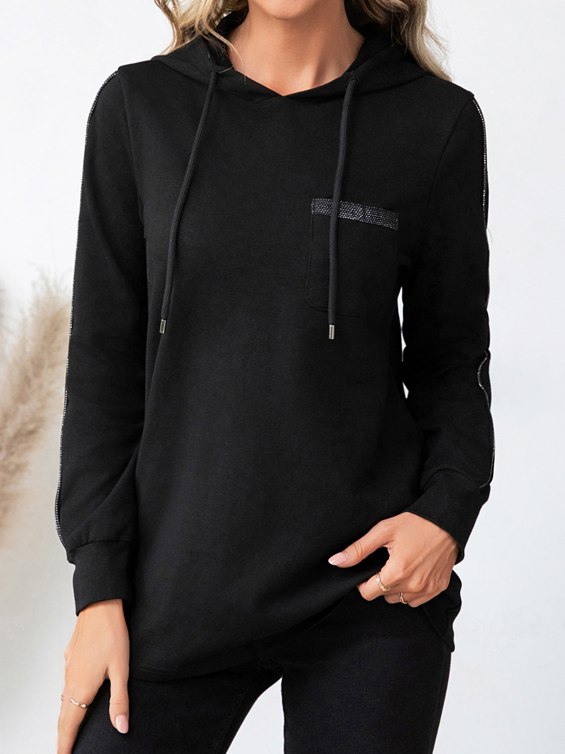 Luisa | Drawstring hoodie with long sleeves