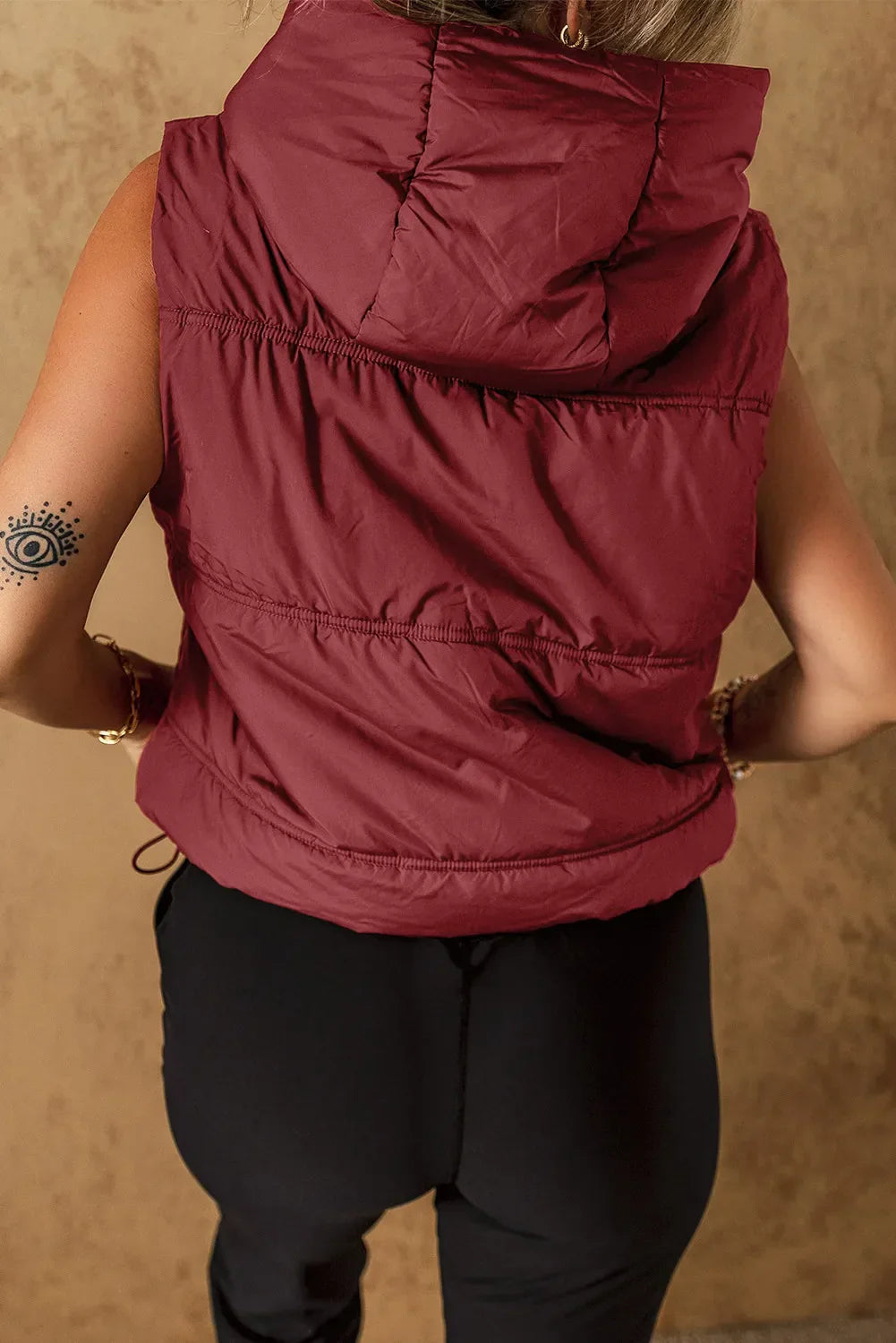 Melanie | Vest with drawstring and zip