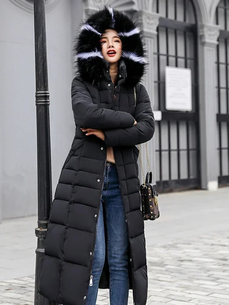 Petra | Padded women's coat with belt