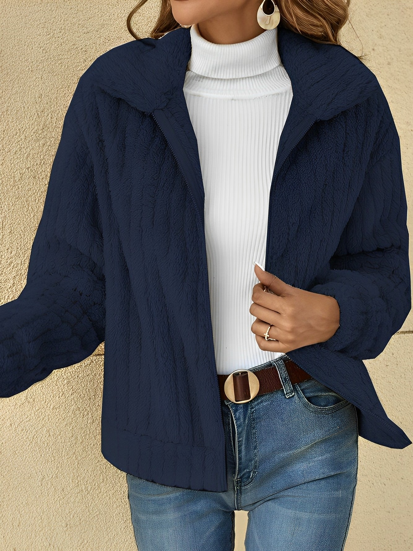 Angela | Women's Zip-Up Relaxed Fit Jacket