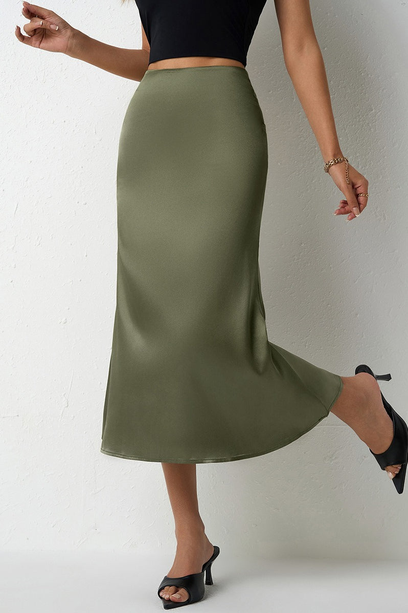 Mermaid Tail Satin Skirt