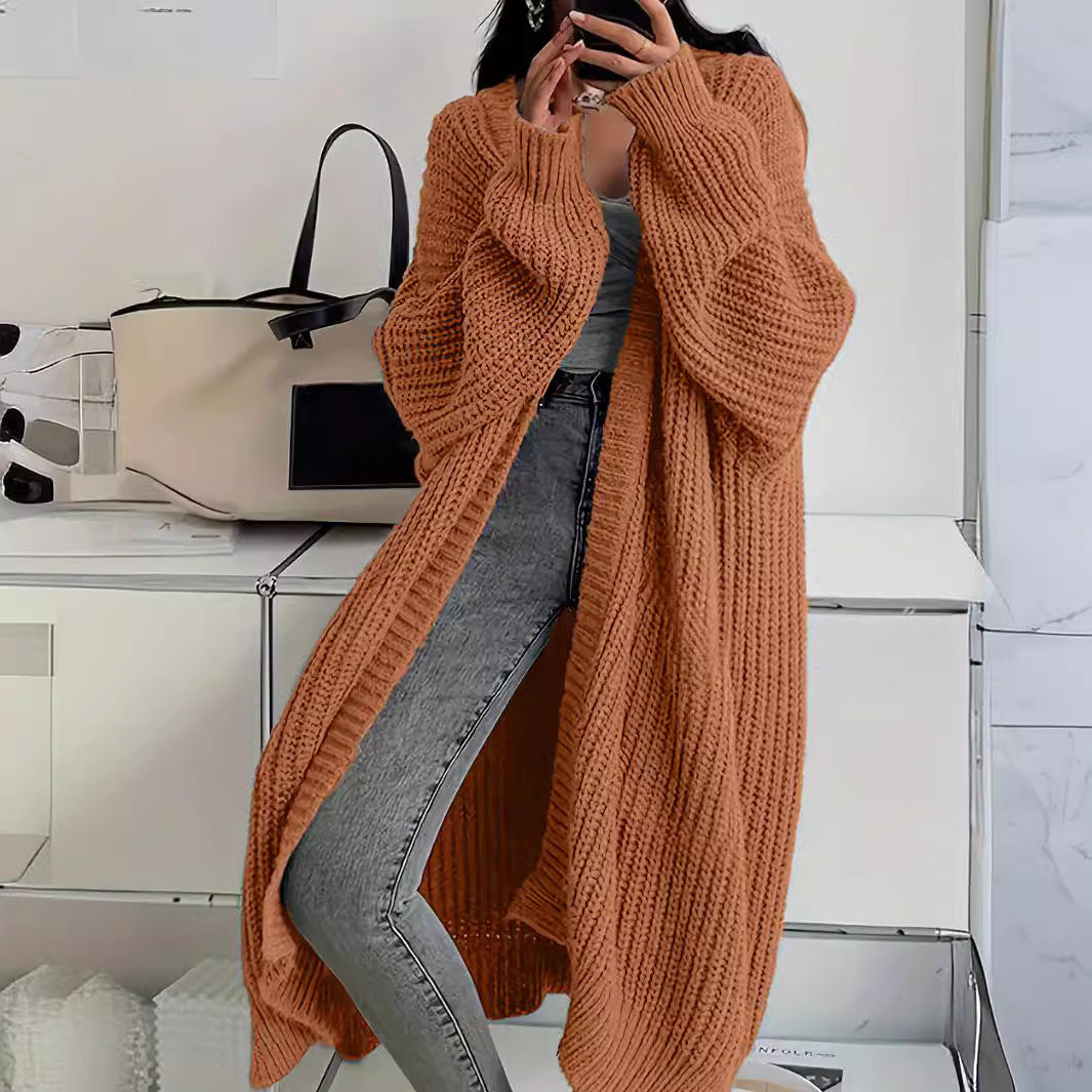 Flor® | Plain Open-Front Cardigan