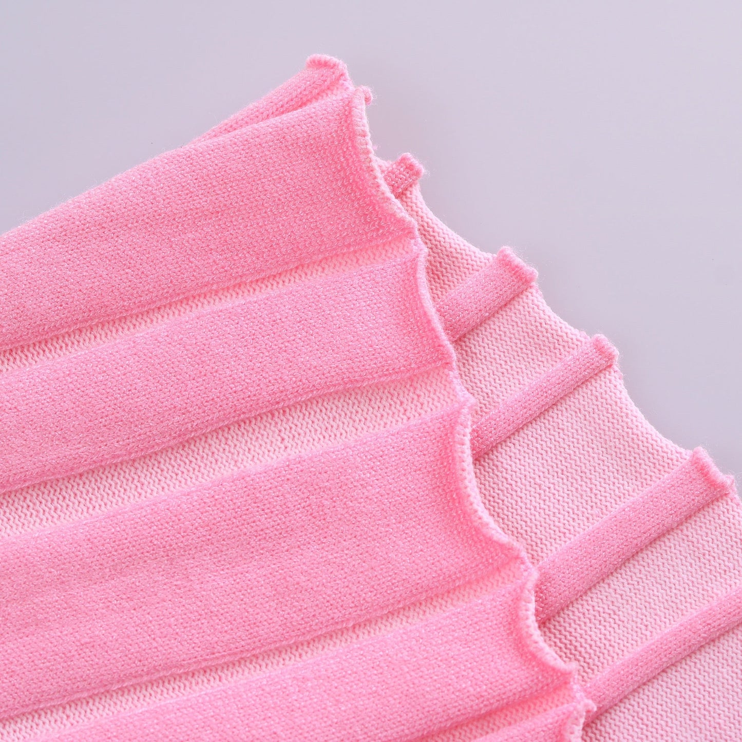 Halterneck tie Knitted Fleece Dress