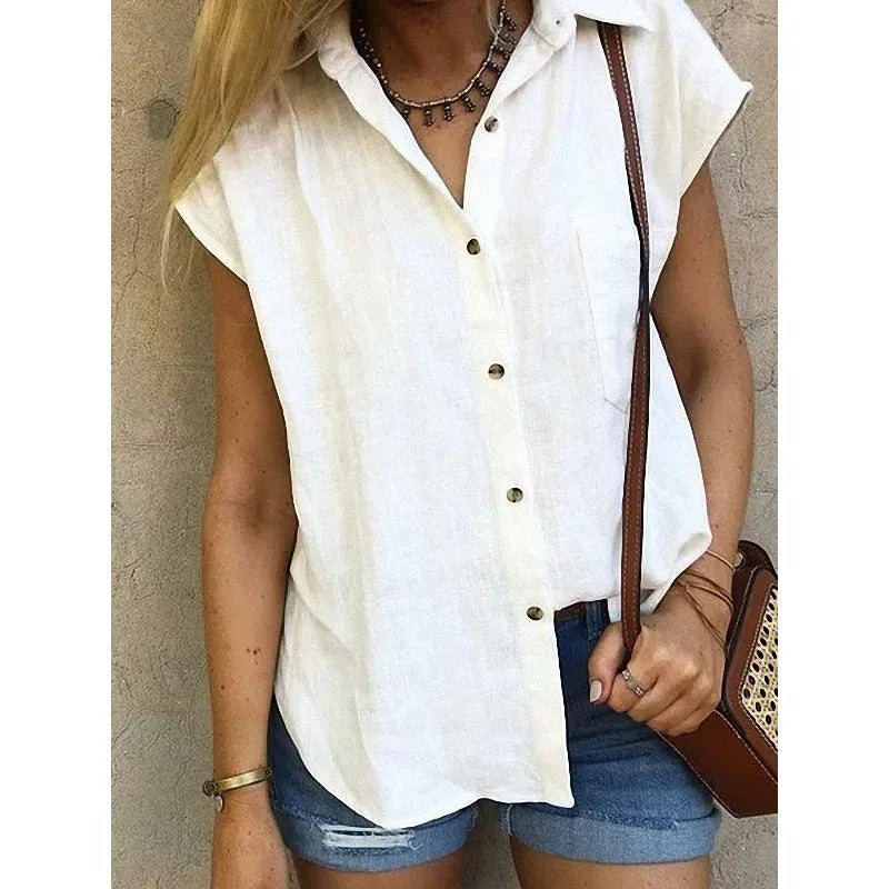 Vanessa® | Casual Button-Down Polo Shirt