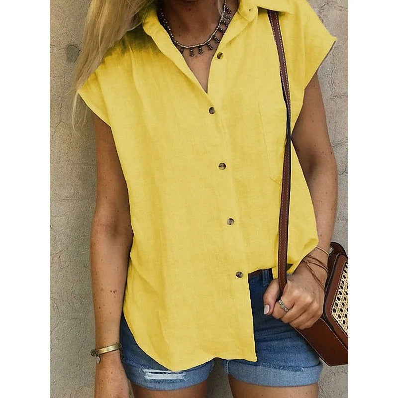 Vanessa® | Casual Button-Down Polo Shirt