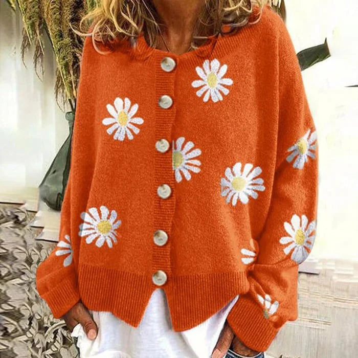 Jette | Women's jacket with daisy design