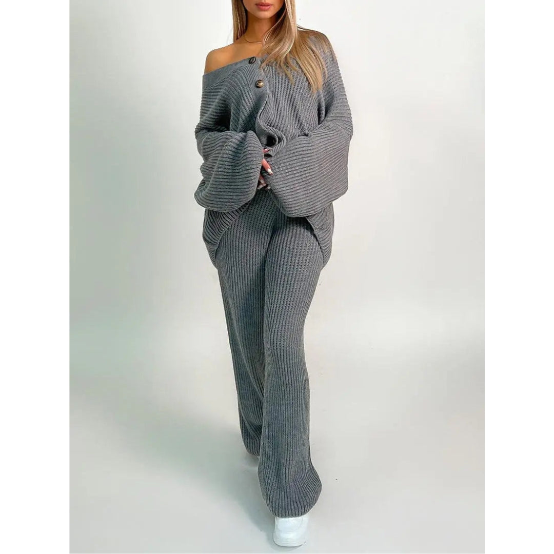 Lina | Stylish knitted combination set