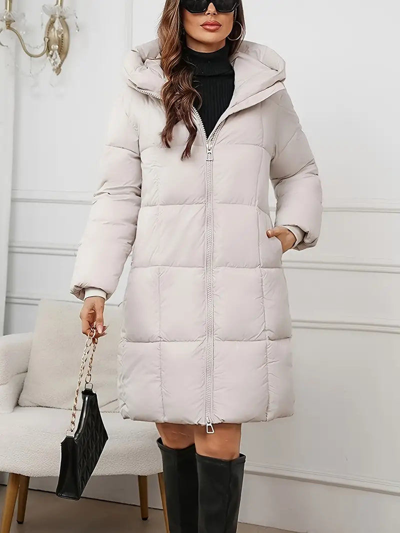 Lucrecia | Long down jacket with hood