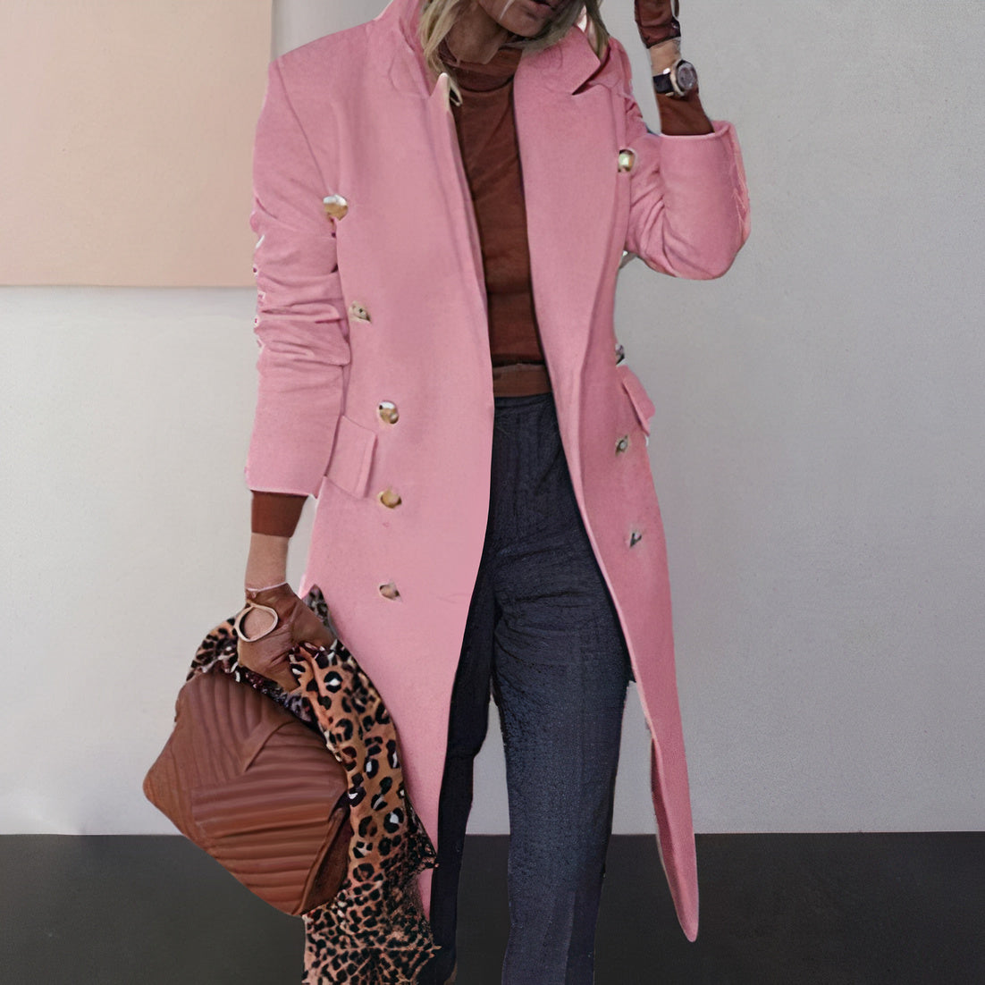 Raïssa | Elegant long coat for women