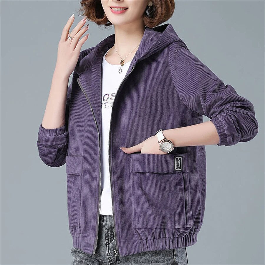 Adela | Oversized corduroy jacket
