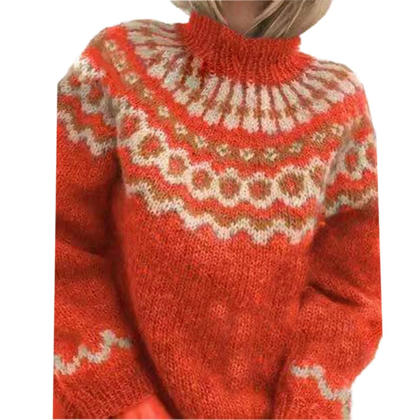 Ellie® | Turtleneck knitted sweater for women