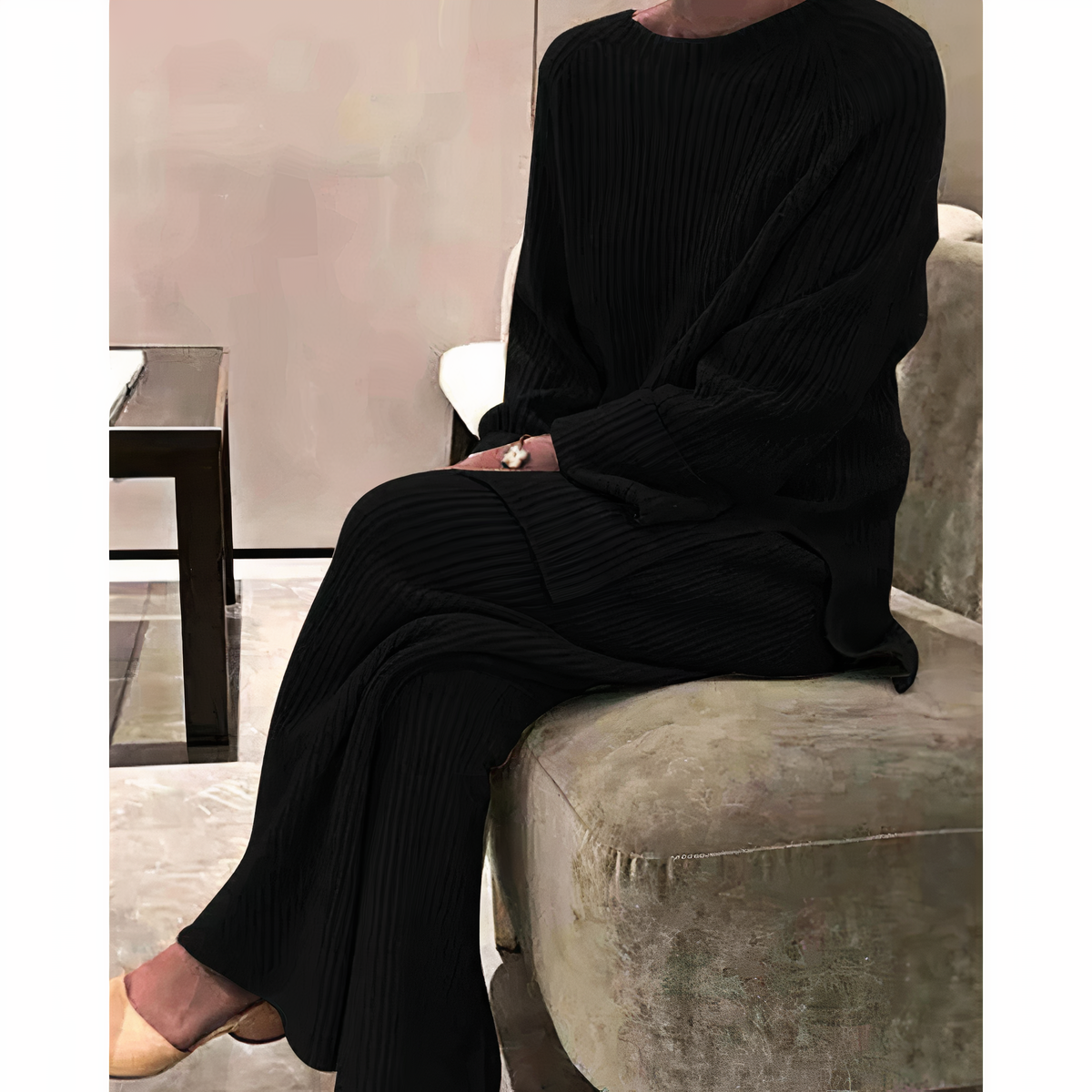 Cristina | Casual set consisting of a knitted sweater and trousers