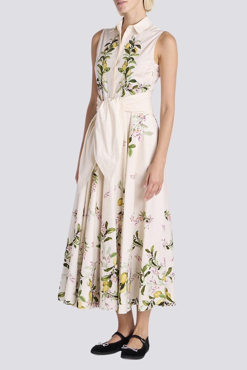 Pilar® | Sleeveless Maxi Dress With Floral Bow