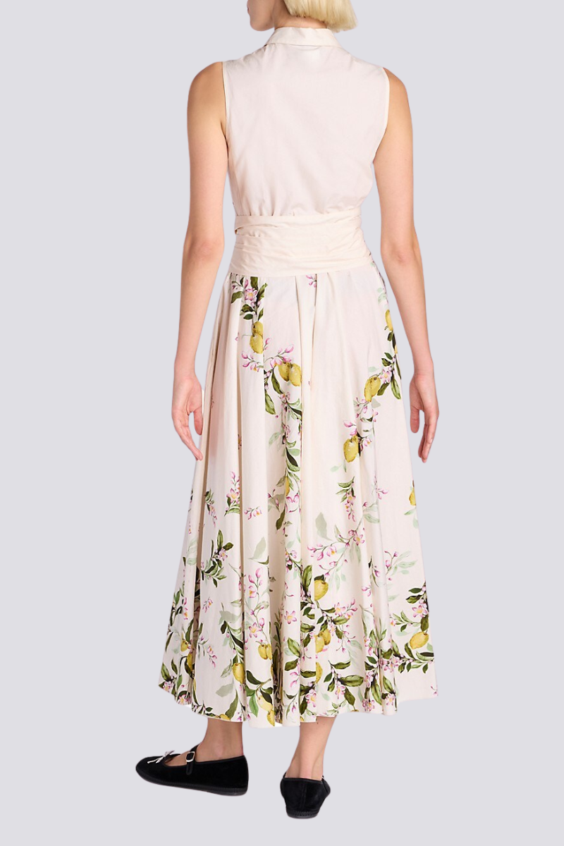 Pilar® | Sleeveless Maxi Dress With Floral Bow