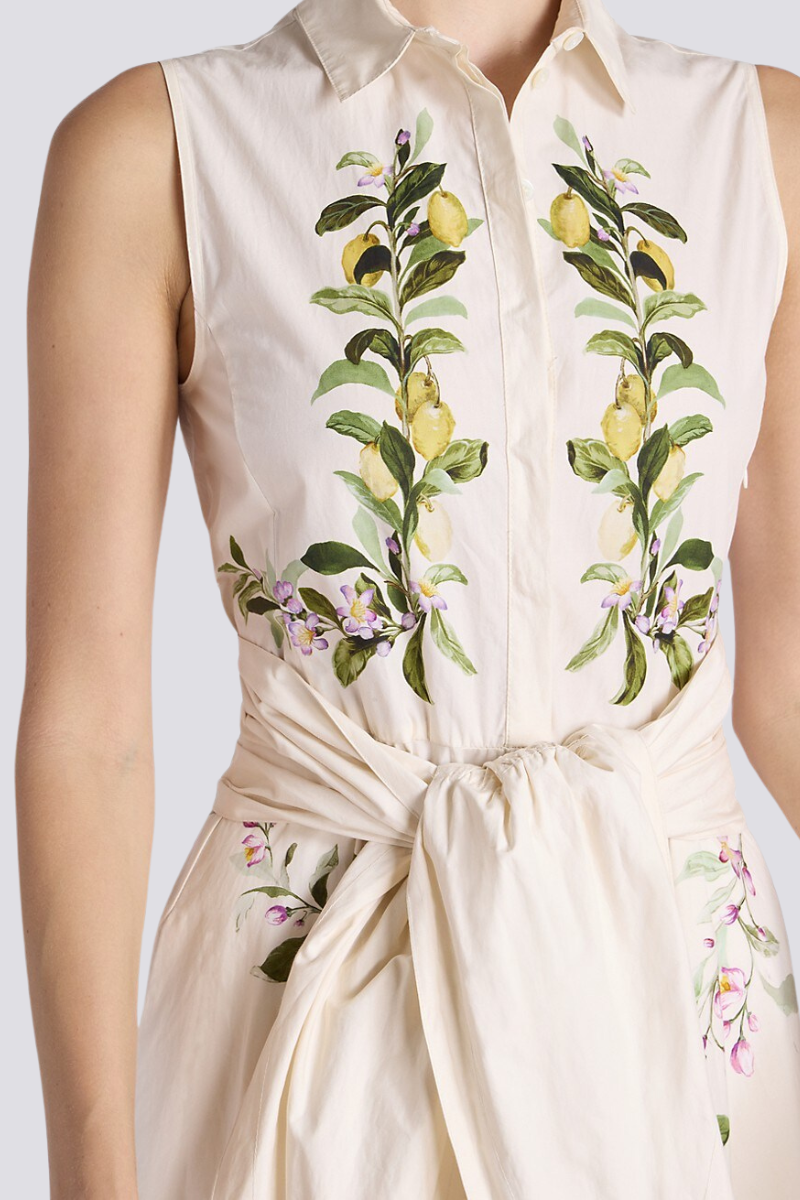 Pilar® | Sleeveless Maxi Dress With Floral Bow