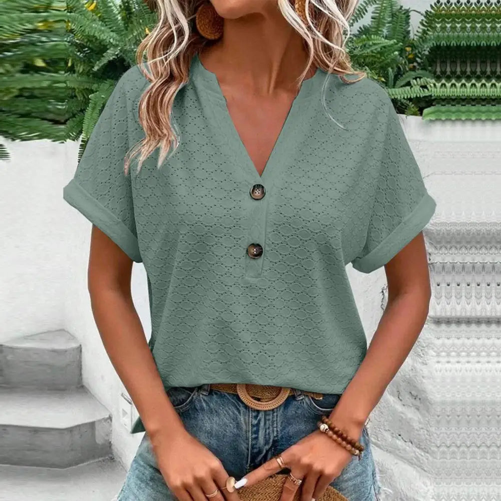 Marta® | -Neck Top Comfortable and elegant for all days