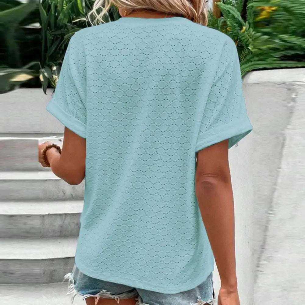 Marta® | -Neck Top Comfortable and elegant for all days