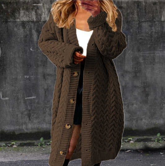 Elda® | Long cardigan tricoté à la mode