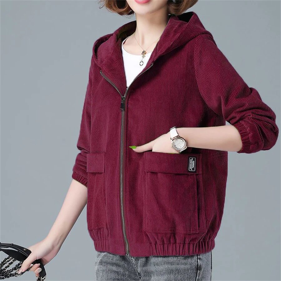 Adela | Oversized corduroy jacket