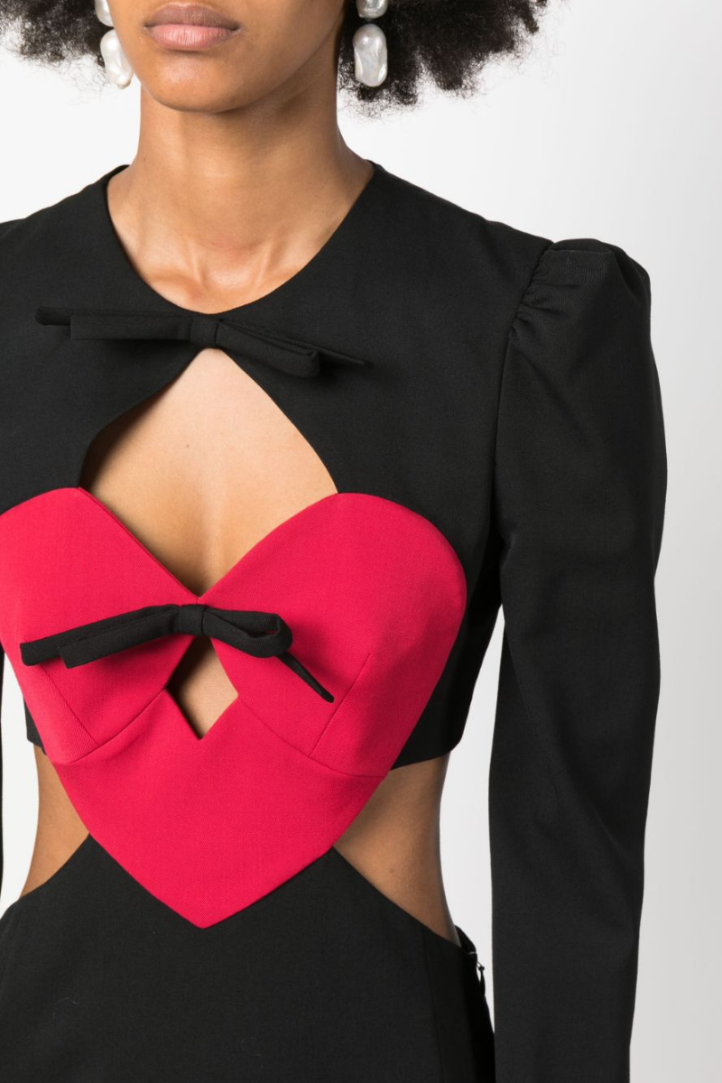 Petra® | Long-Sleeved Mini Dress With Cut-Outs And Bow