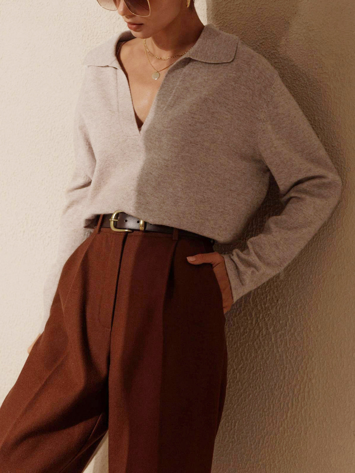 Flavia® | Pull à col and V for women
