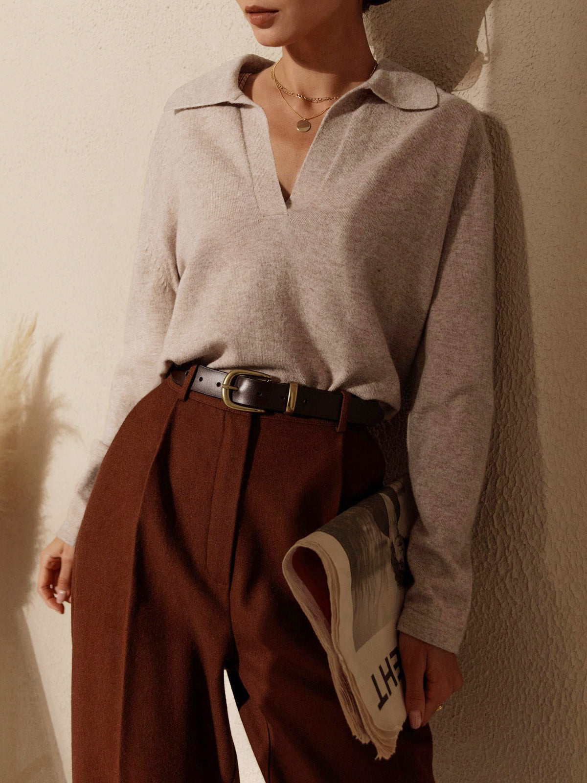 Flavia® | Pull à col and V for women