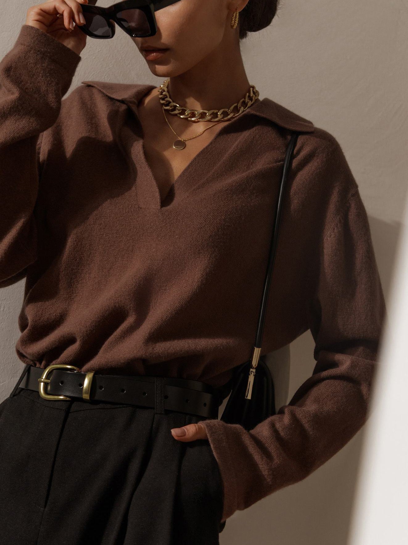 Greta | Sweater with collar