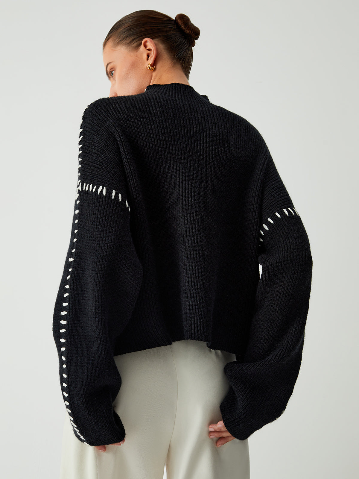 Lorena | Loose knit oversized sweater
