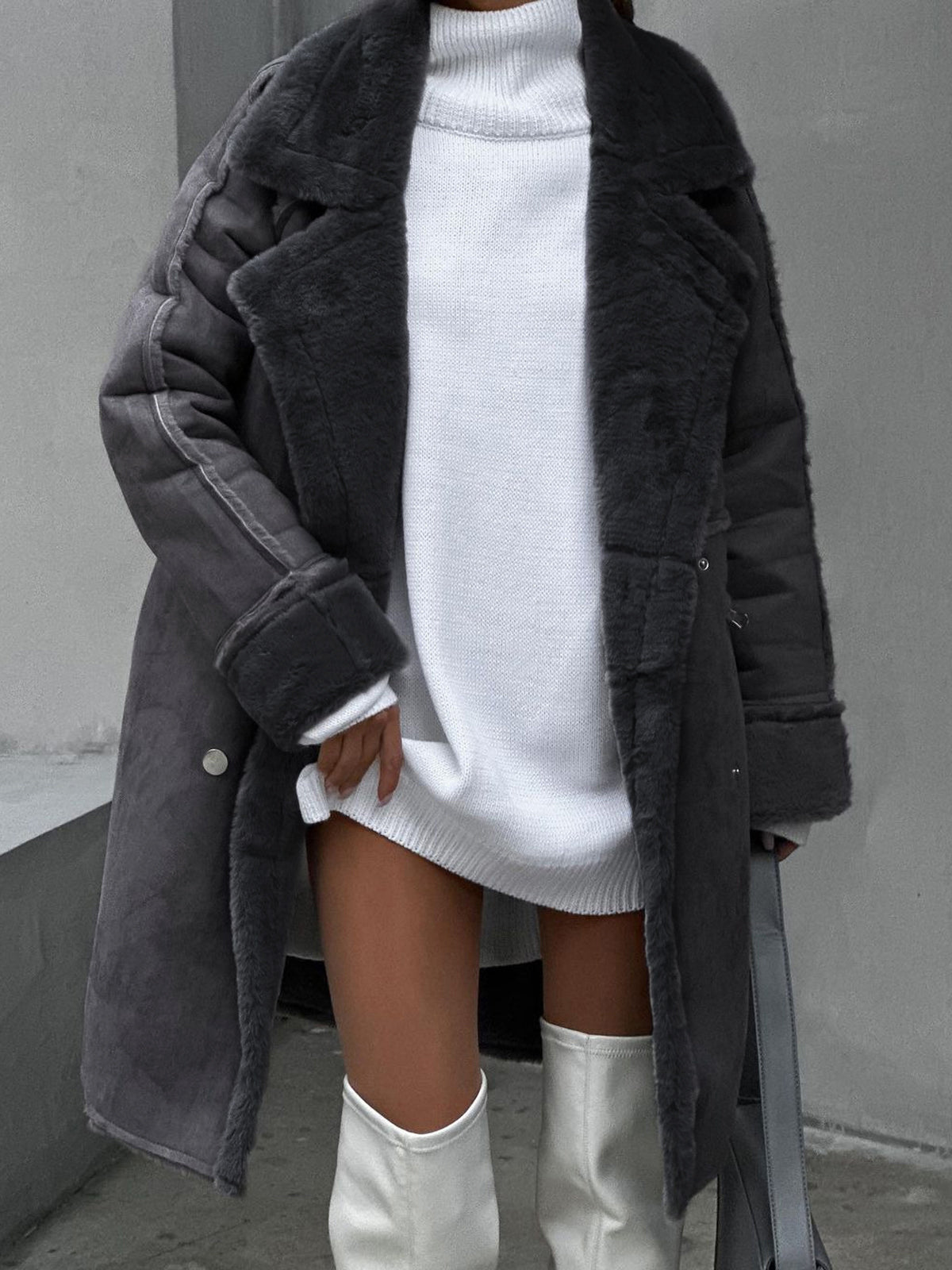 Renata® | Trench coat elegant and laine for women