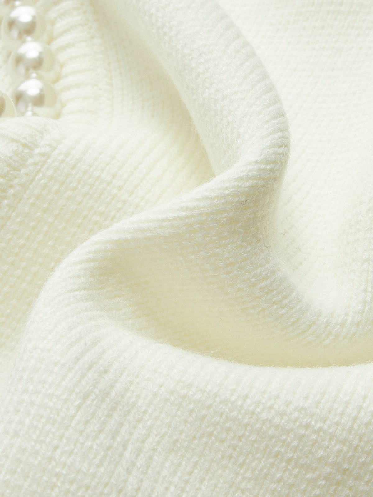 Belén | Beaded cardigan with ripped hem