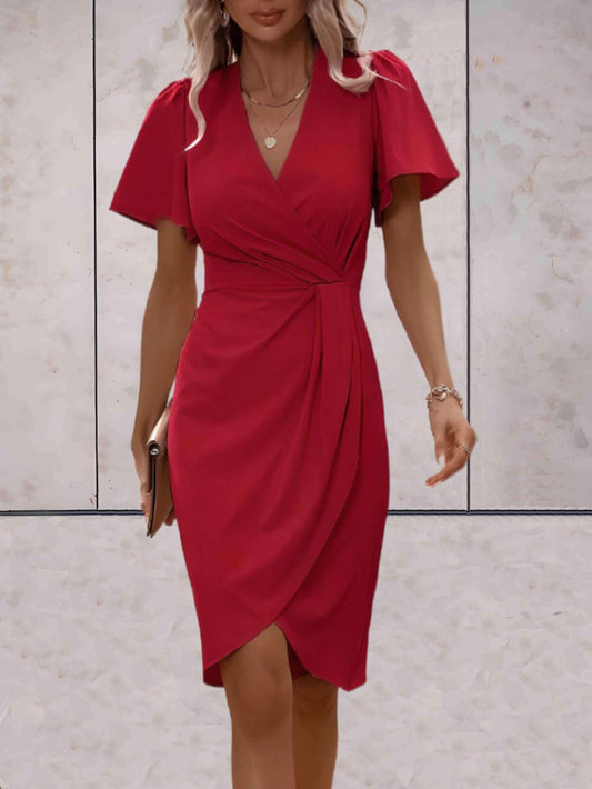 Norma® | Classic V-Neck Wrap Dress