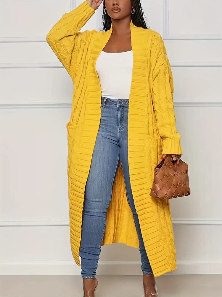 Deborah | Chunky knit jacket with pockets