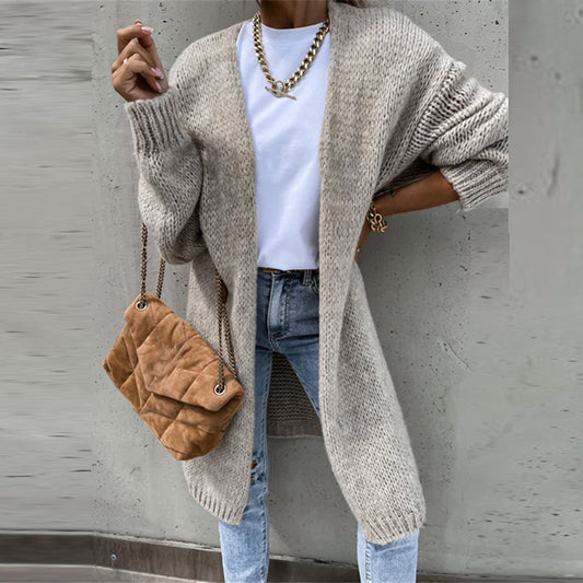 Lauren | Women’s Relaxed Fit Long Open Front Cardigan