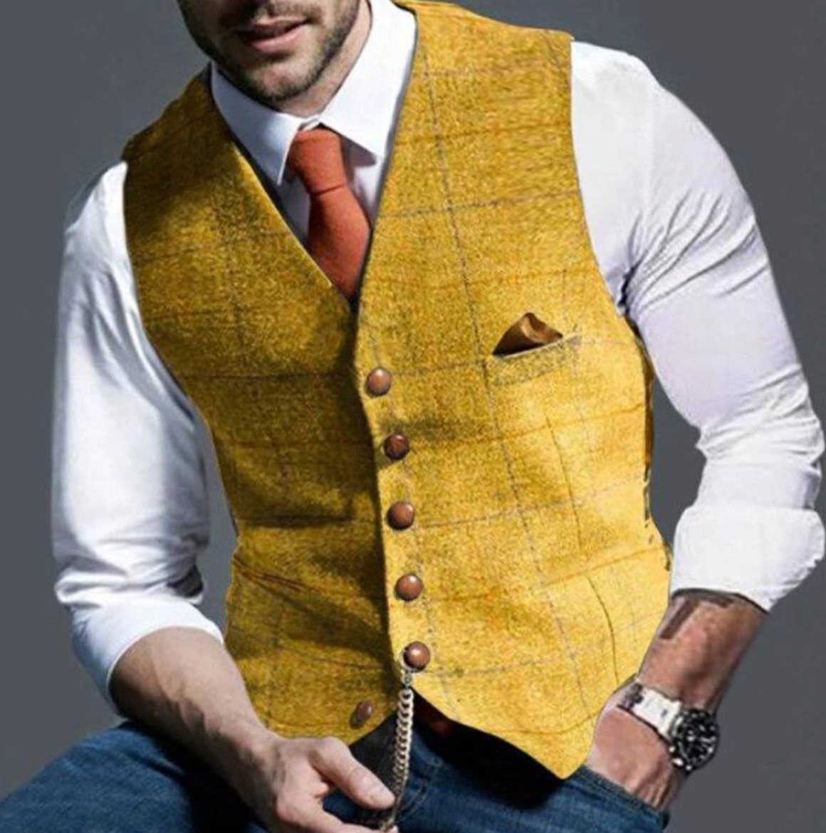 Cameron | Men's Slim Fit Dress Vest