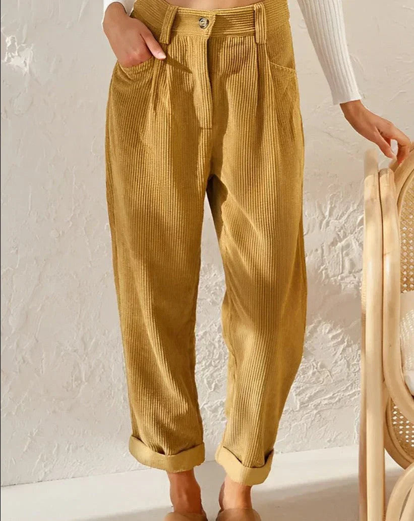 Lorena® | Women's straight high-waisted trousers